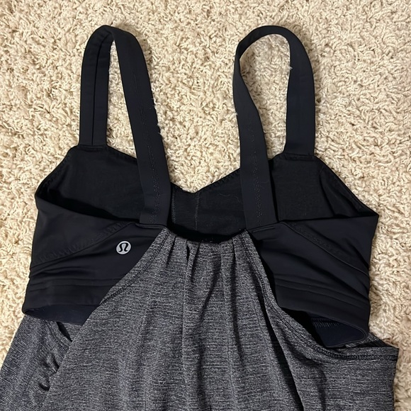 Lululemon dark grey and black tank top - Picture 3 of 6